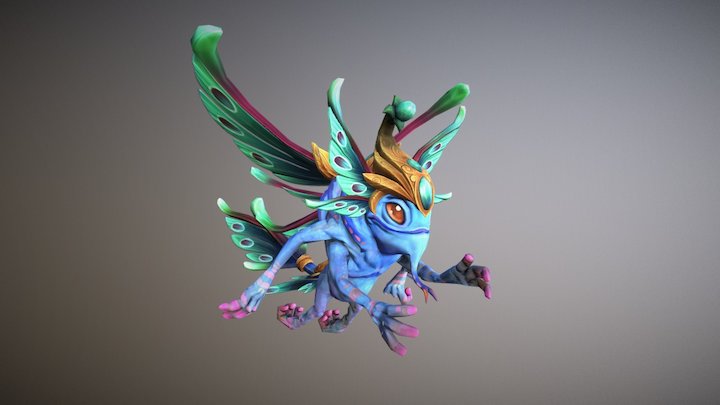 Dota 2 Workshop: Ethereal Monarch 3D Model