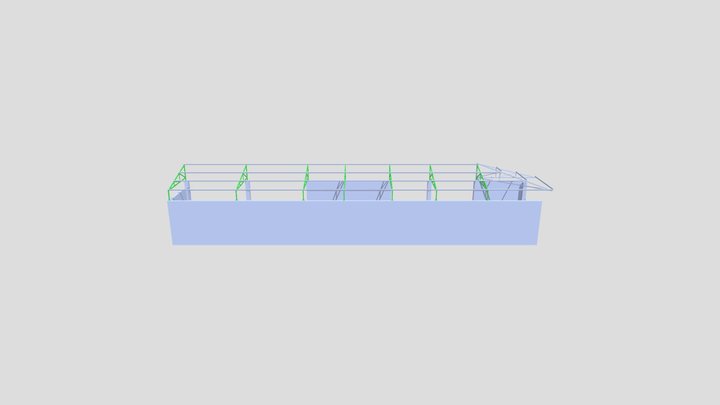 Techo estacionamiento 3D Model