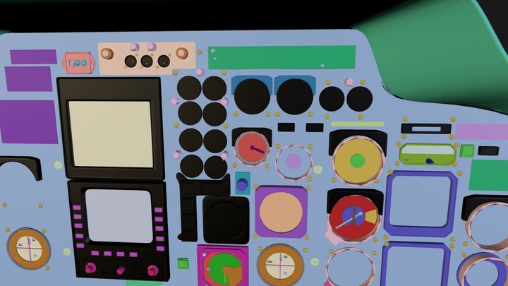 Squirrel Cockpit 3D Model