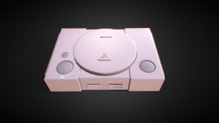 Playstation 1 HQ Model 3D Model