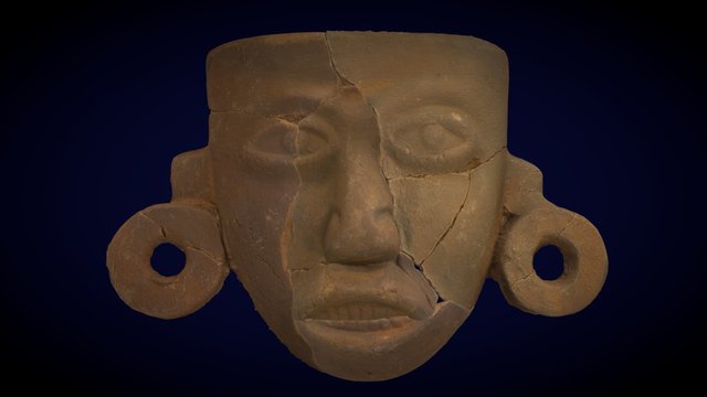 Máscara teotihuacana 3D Model