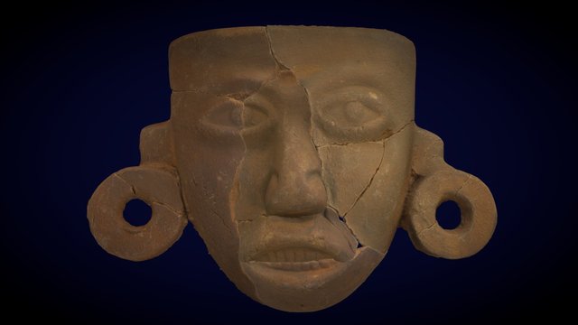 Máscara teotihuacana 3D Model