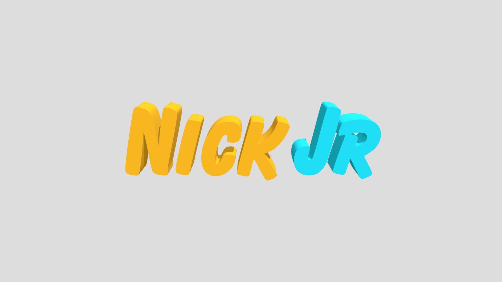 Nick jr logo - Download Free 3D model by Efrainjarale [116a8a3] - Sketchfab