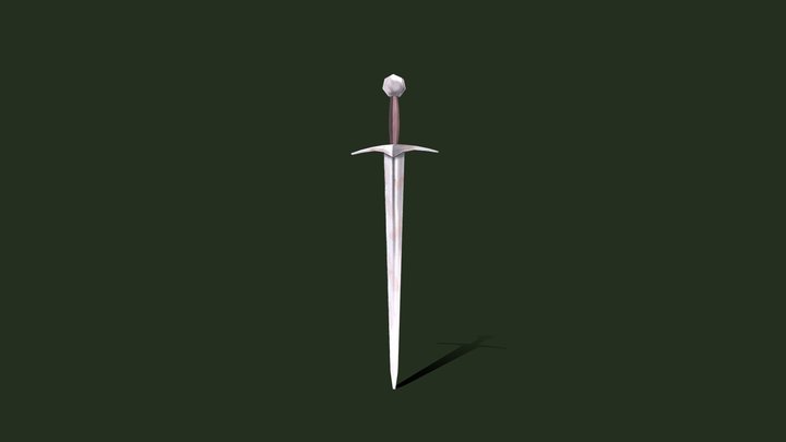 Simple Sword 3D Model