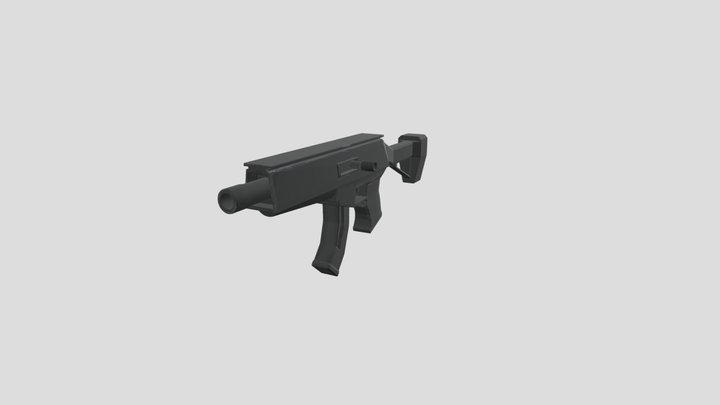 Stylized SMG (FBX) 3D Model