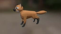 Little fox 3D Model