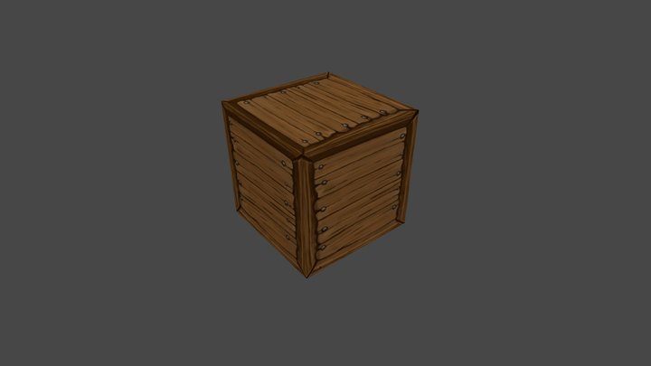 Stylized box 3D Model
