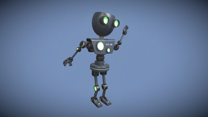Mini-bot 3D Model