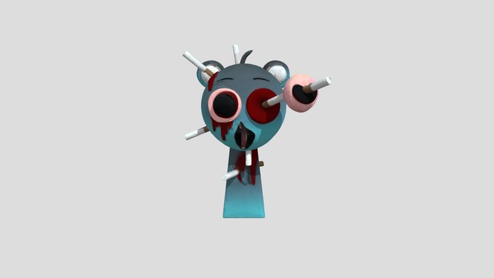 Spooky Bear Vision 3D Model
