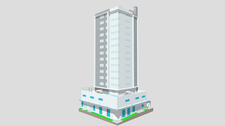 Edifício R. Argentina EST + ARQ 3D Model
