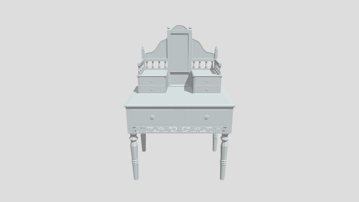 Compulsory01 Desk 3D Model