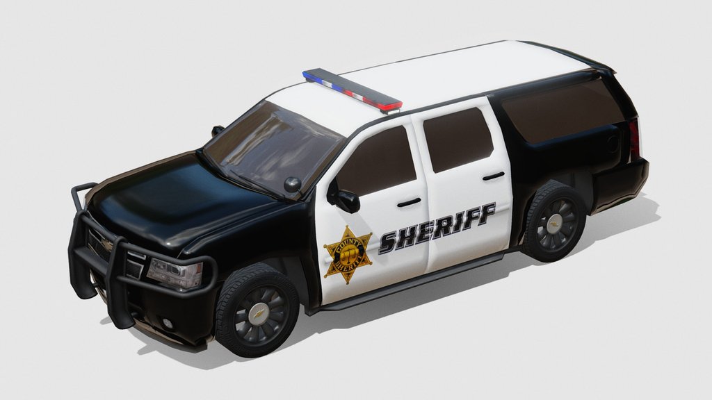 Suburban Sheriff Cruiser