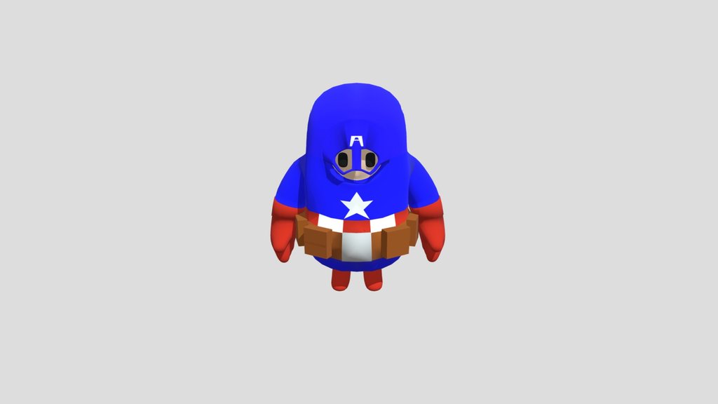 Fall Guy Captain America Action