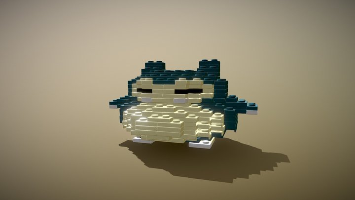 snorlax lego 3D Model