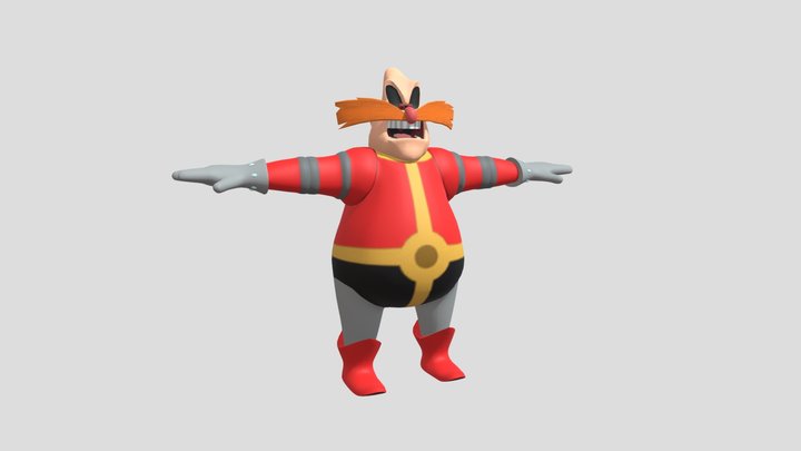 Dr. Robotnek From Go Sanic Goo! 3D Model