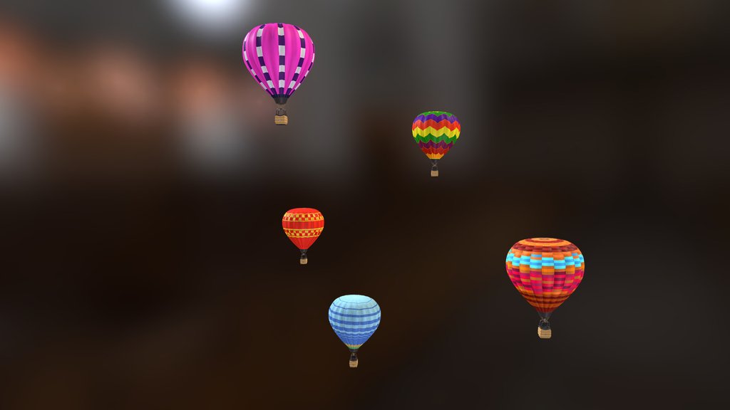 Globos Aerostáticos (via Microsoft Visor 3d)