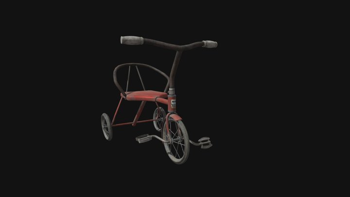 三轮车 3D Model
