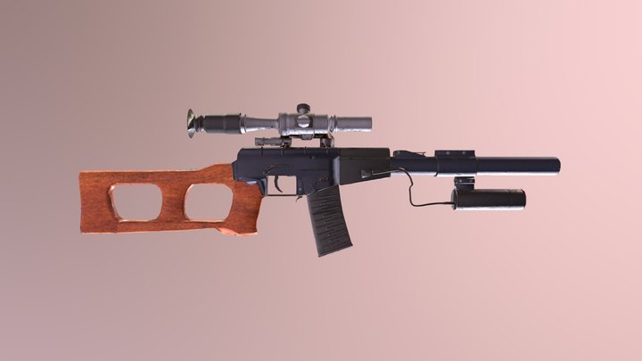 VSS Vintorez 3D Model