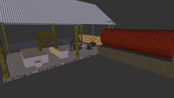 Hacienda Xocmuc 3D Model