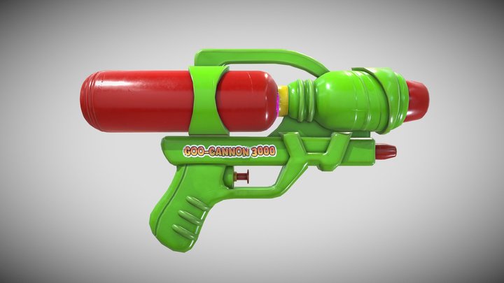 Watergun 3D models - Sketchfab