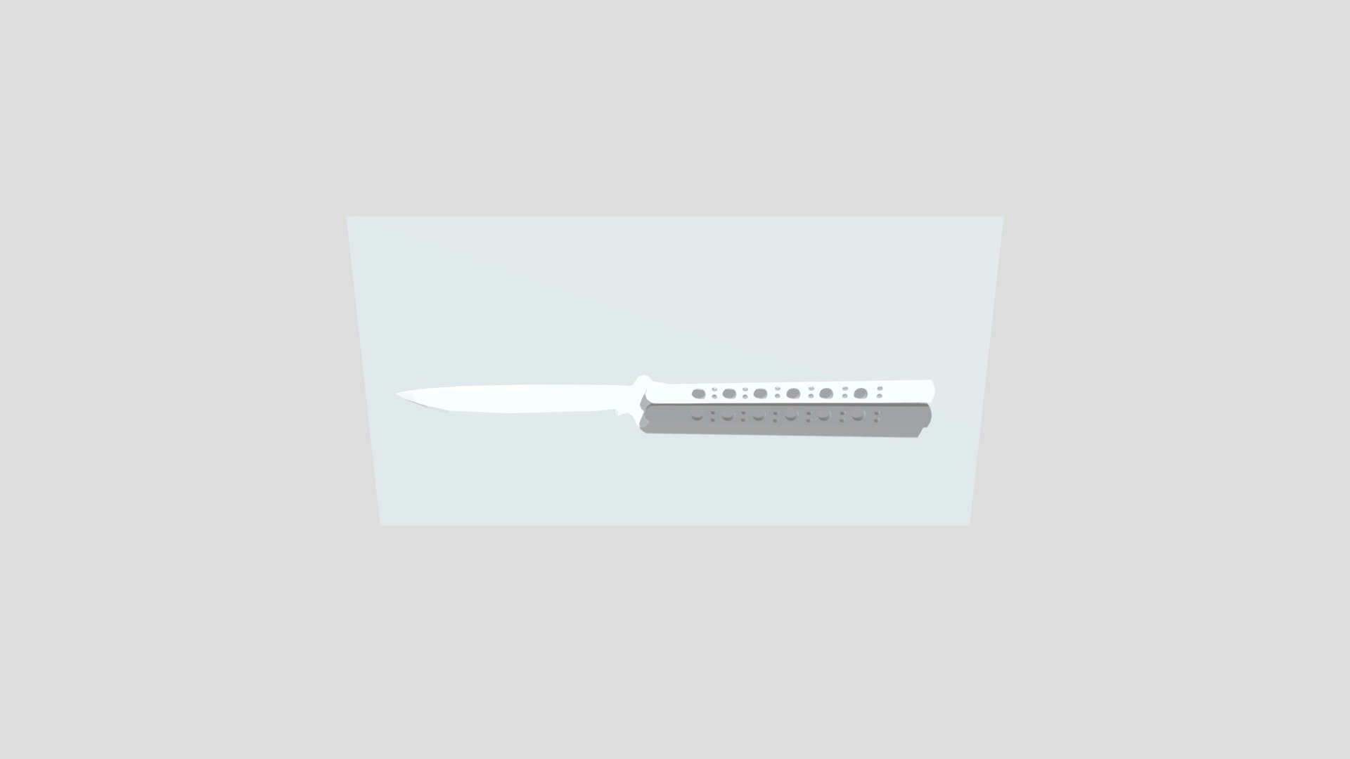 Low Poly Balisong / Butterflyknife