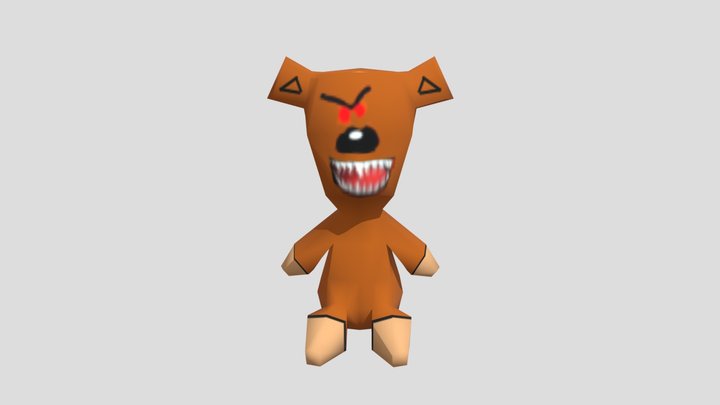 Mr Bean teddy .exe 3D Model