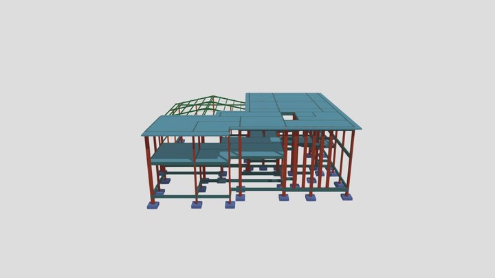 CLÍNICA -PROJETO ESTRUTURAL 3D Model