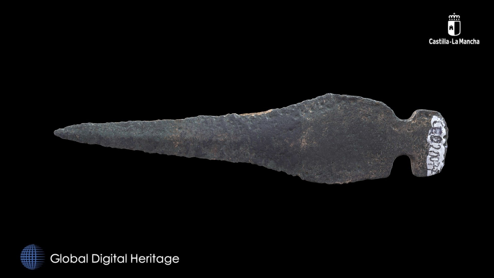 Bronze-Age Dagger, Castilla-La Mancha, Spain — Sketchfab embed 3D viewer