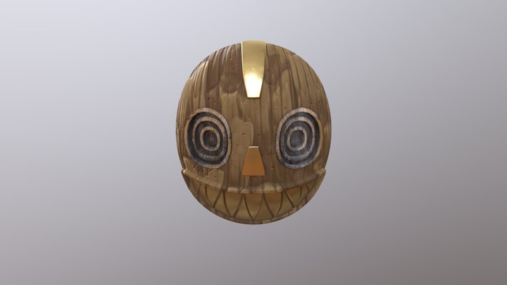 Tikki Mask_2 3D Model