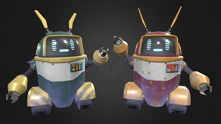 Ch1p And P1inda 3D Model