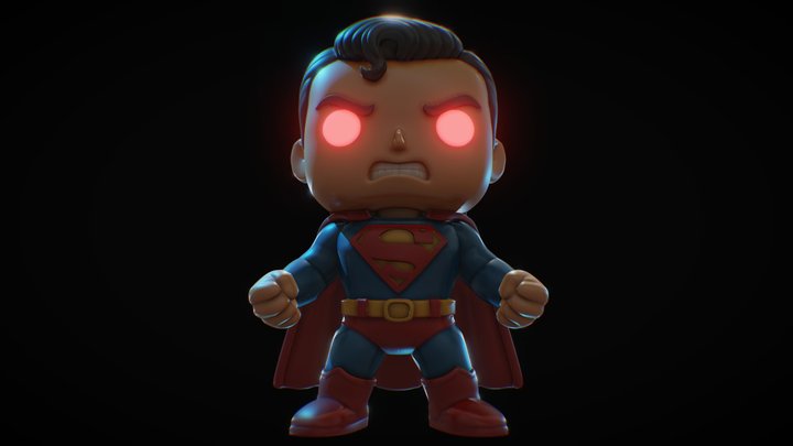 Superman 3D Model