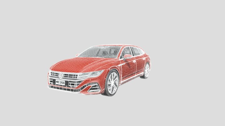 2022+Volkswagen+Arteon+Shooting+Brake+R-Line+e-H 3D Model