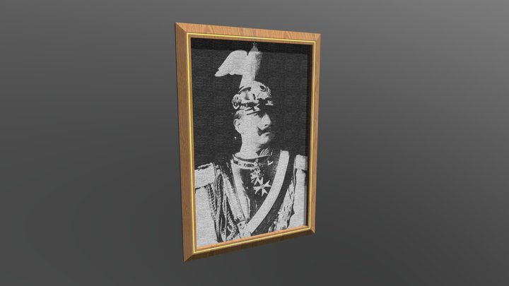 Art Painting Frame 3D Model