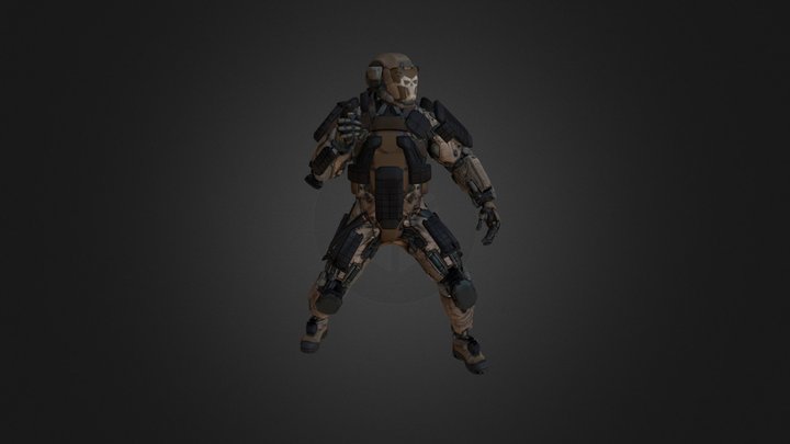Soldier001 3D Model