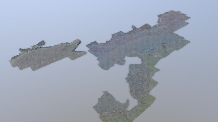 Salinas Cabecera, Estero Bucalemu, Chile 3D Model