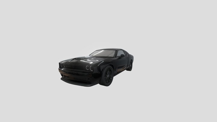 Dodge Challenger SRT Hellcat 2015 3D Model