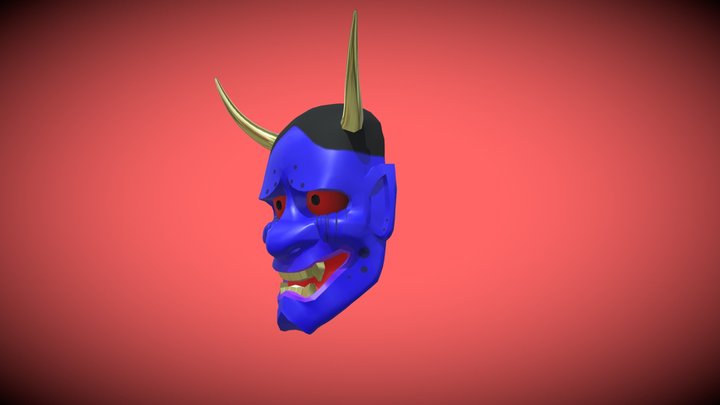 Hannya Mask 3D Model