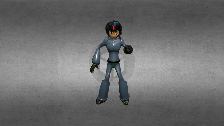 Megaman X, 3 Animations 3D Model