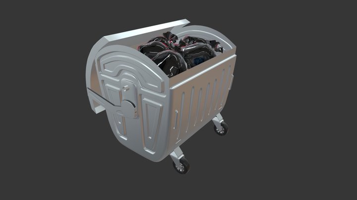 TRASH BIN 3D Model