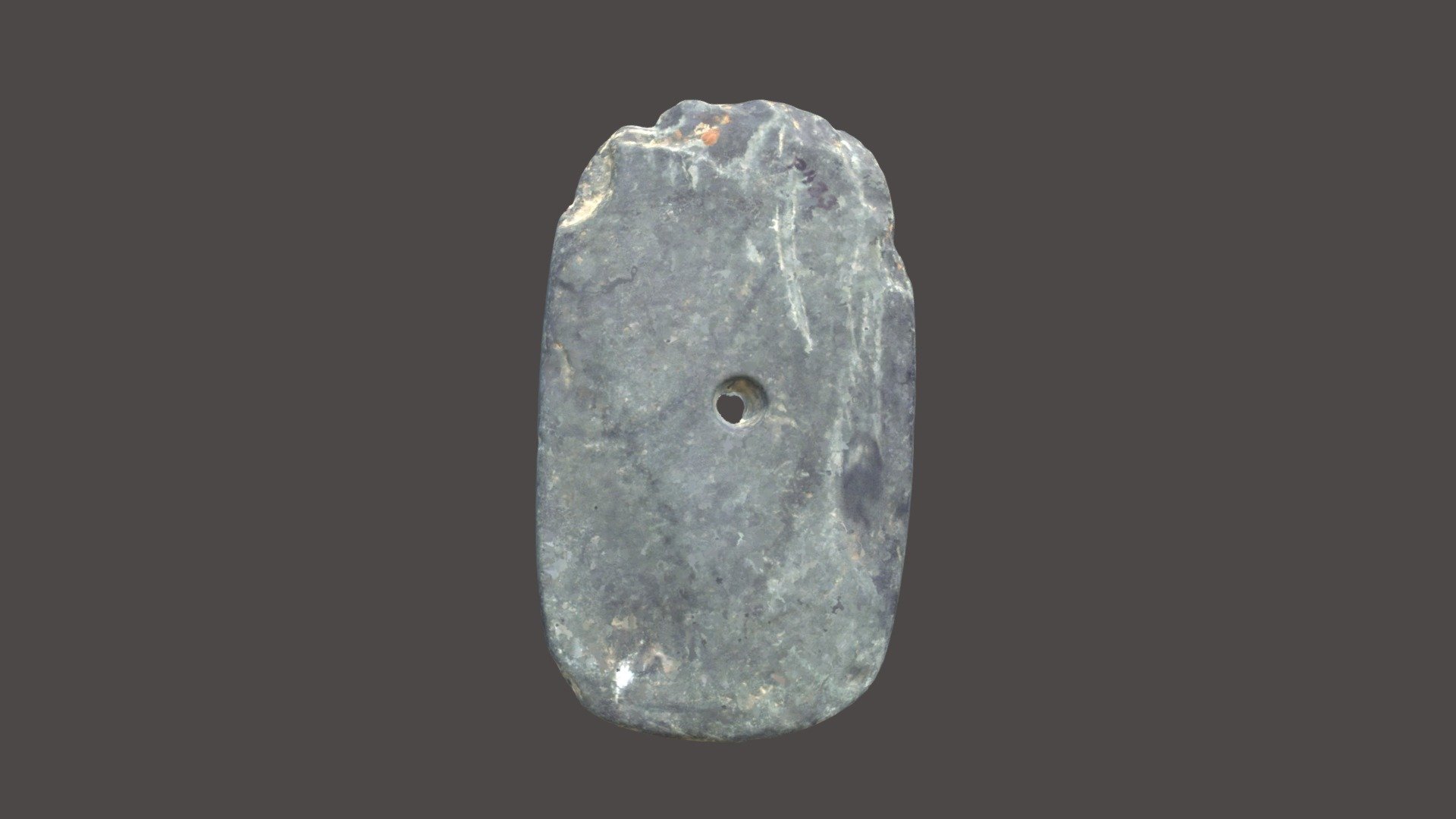 FR068, Late Archaic Glacial Kame, slate pendant