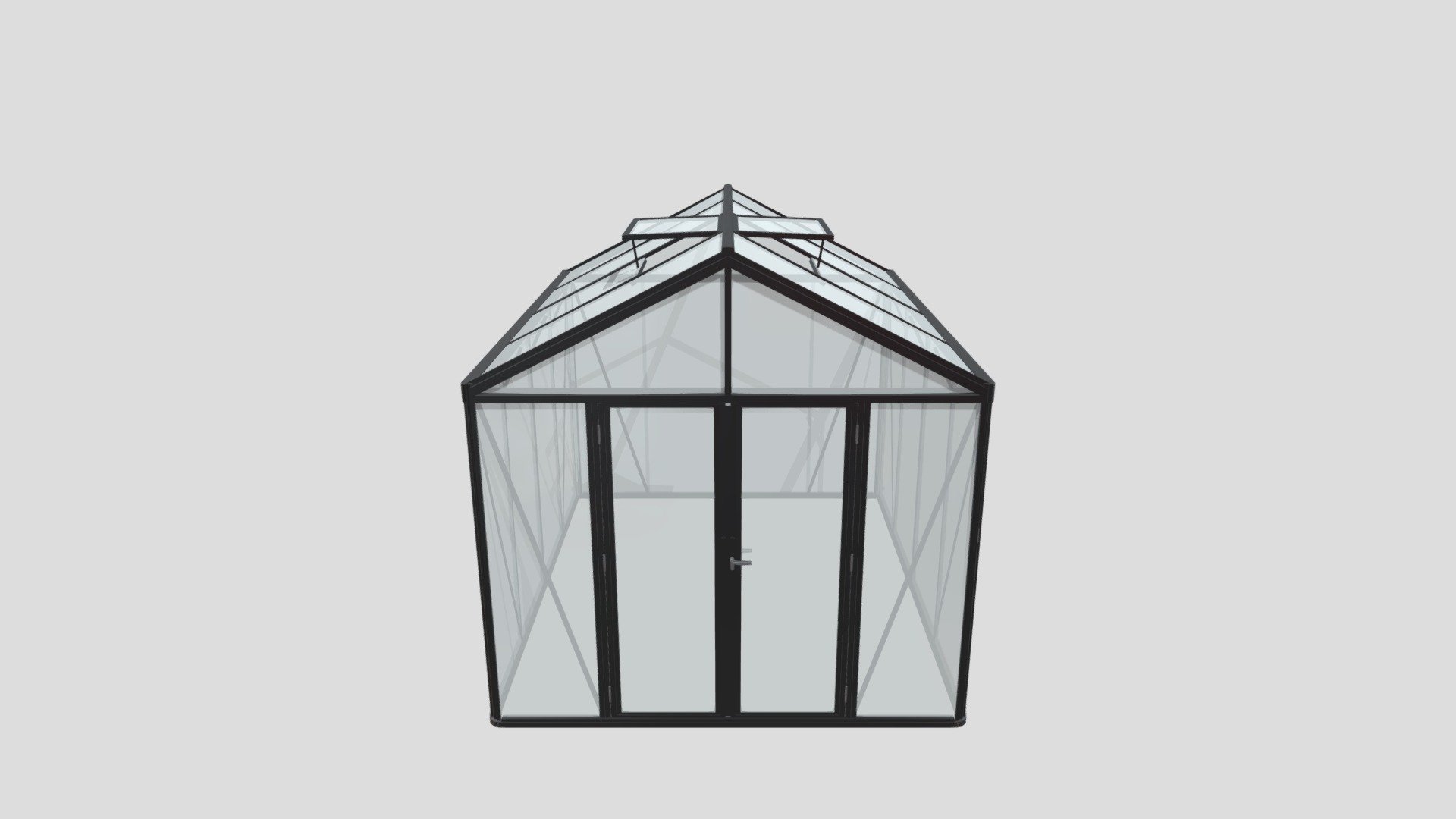 Greenhouse Poseidon 8100 Glass Black - Buy Royalty Free 3D model by ...