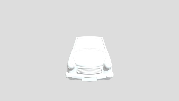car test for scetchfab (closed) 3D Model