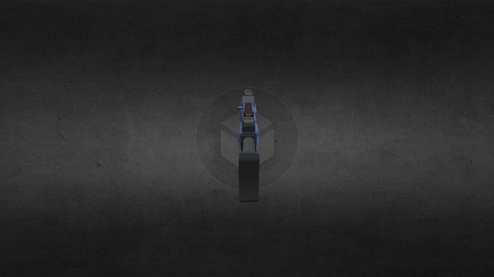 COD bo4 inspired weapon 3D Model