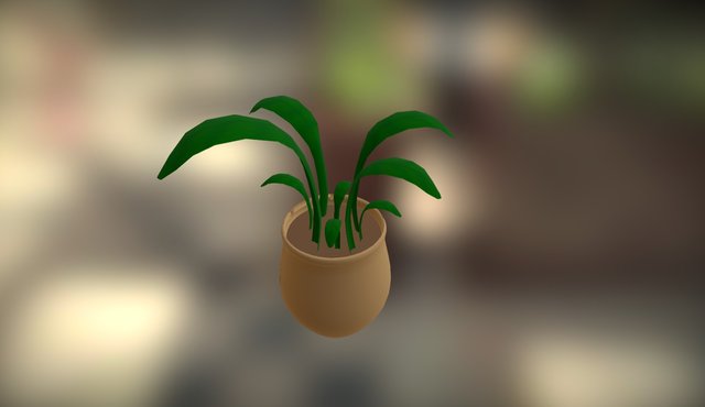 Poted Plant 3D Model