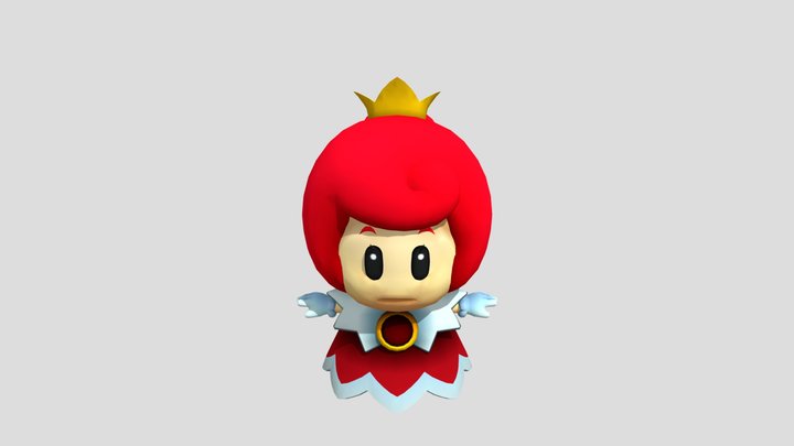 Red Sprixie 3D Model