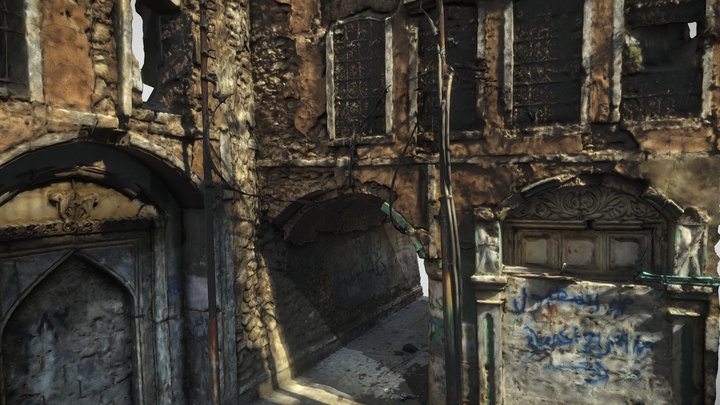 Qantara in Old City of Mosul (Arched Tunnel) 3D Model
