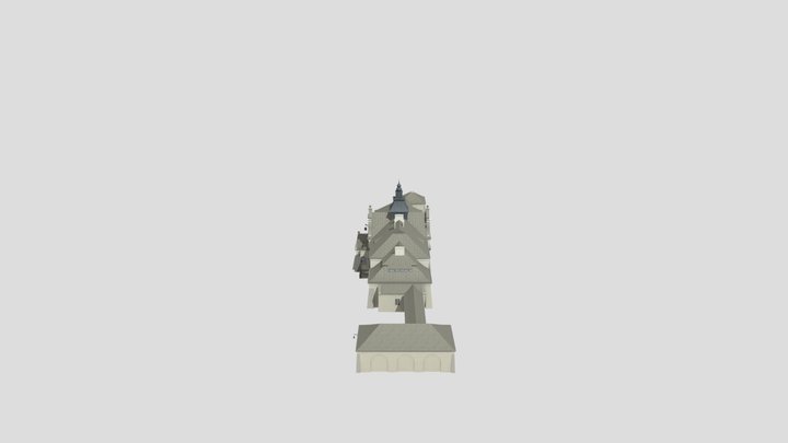 Żyrardów station building 3D Model