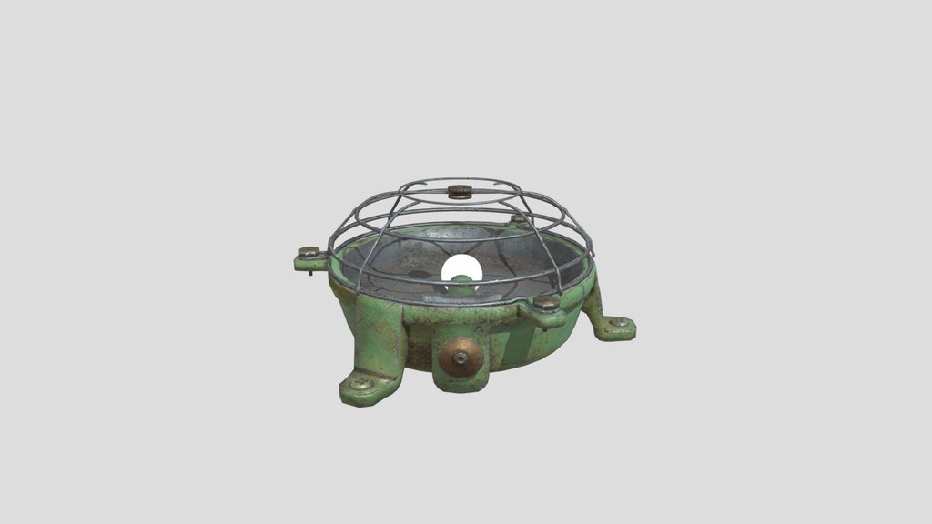 Industrial Bulkhead Cage Light Openface