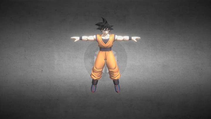 son goku 3D Model