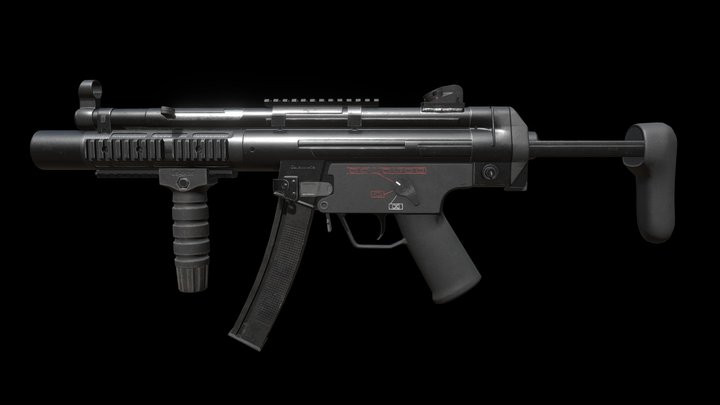 MP5 3D Model